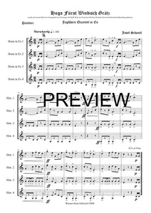 Hugo, Fürst Windischgrätz - Josef Schantl - für Horn Quartett in Es - 4 JH